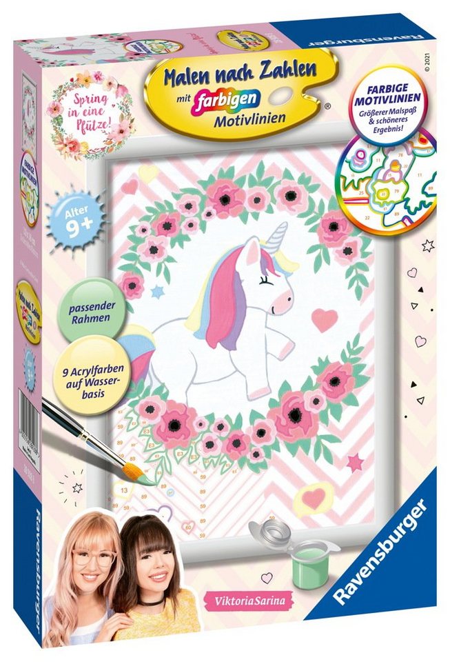 Ravensburger Malen nach Zahlen Malen nach Zahlen Classic Sonderserie E Zuckersüßes Einhorn 28928 Ravensburger Malen nach Zahlen Malen nach Zahlen Classic Sonderserie E Zuckersüßes Einhorn 28928 von Ravensburger