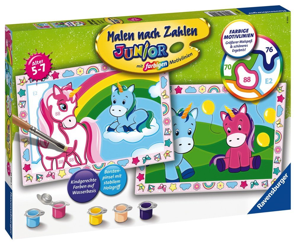 Ravensburger Malen nach Zahlen Malen nach Zahlen Junior Zauberhafte Einhörner 28510 Ravensburger Malen nach Zahlen Malen nach Zahlen Junior Zauberhafte Einhörner 28510 von Ravensburger
