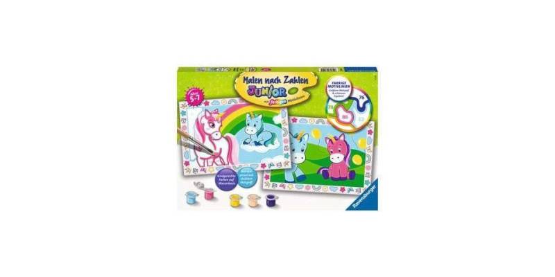 Ravensburger Malen nach Zahlen CreArt, Malen nach Zahlen Junior - Zauberhafte Einhörner Ravensburger Malen nach Zahlen CreArt, Malen nach Zahlen Junior - Zauberhafte Einhörner von Ravensburger