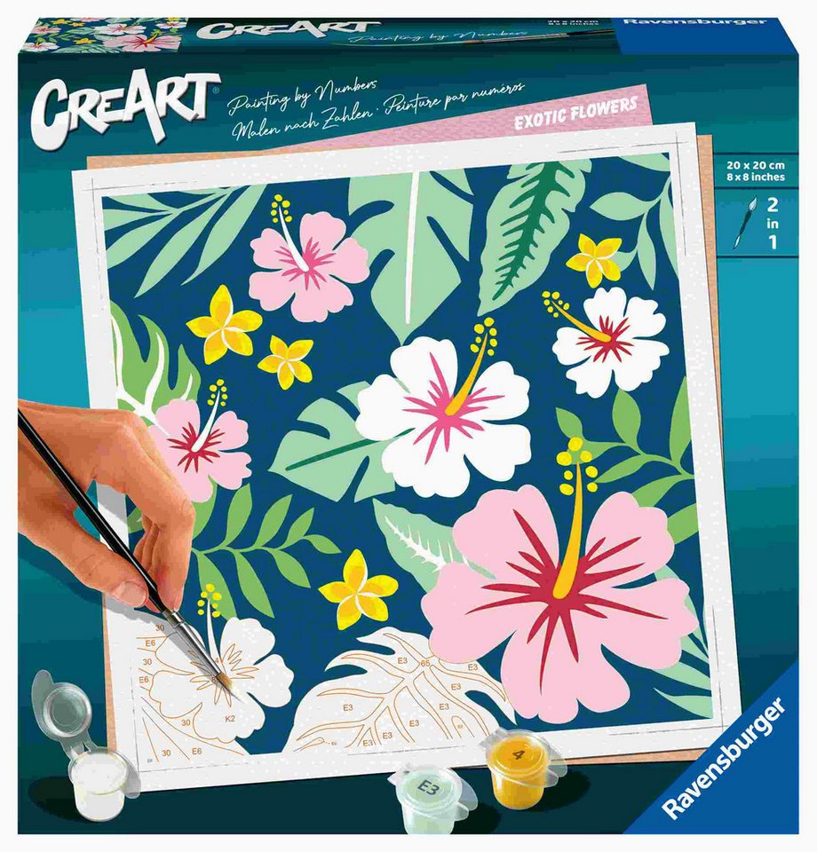 Ravensburger Malen nach Zahlen Ravensburger CreArt - Malen nach Zahlen 23729 - Exotische Blumen - ... von Ravensburger