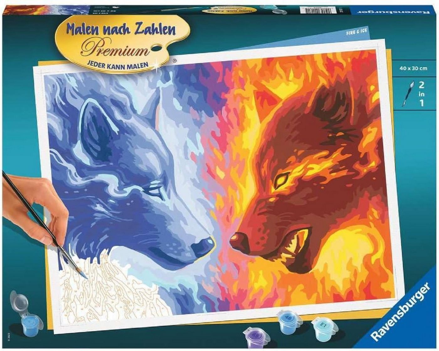 Ravensburger Malen nach Zahlen Ravensburger Malen nach Zahlen 20181 – Fire & Ice – ab 14 Jahren von Ravensburger