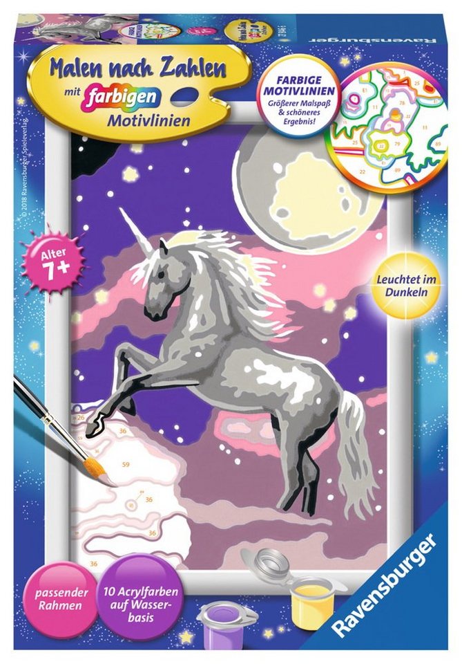 Ravensburger Malen nach Zahlen Ravensburger Malen nach Zahlen Classic Sonderserie E Einhorn 27846 Ravensburger Malen nach Zahlen Ravensburger Malen nach Zahlen Classic Sonderserie E Einhorn 27846 von Ravensburger