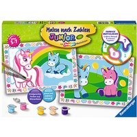 Ravensburger Malen-nach-Zahlen Zauberhafte Einhörner mehrfarbig von Ravensburger