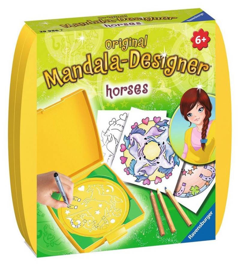 Ravensburger Mandala Ravensburger Creation Mandala Designer Mini Horses 29986 von Ravensburger