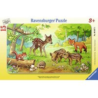 Ravensburger Tierkinder des Waldes Puzzle, 15 Teile Ravensburger Tierkinder des Waldes Puzzle, 15 Teile von Ravensburger
