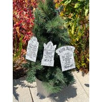 Haunted Mansion Grabsteinornamente von RavenswoodDesignTeam