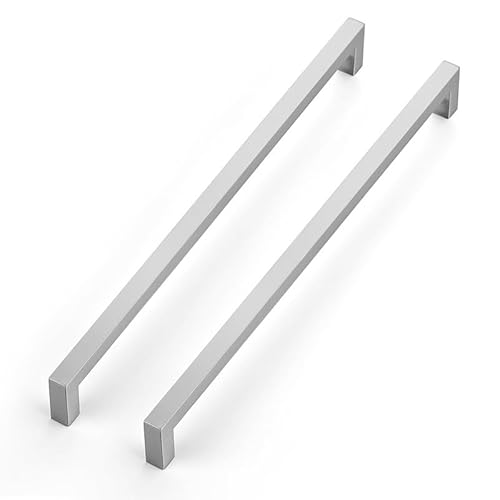 Ravinte 10 Stück Schrankgriffe 320mm Möbelgriffe Silber Griffe für Küchenschränke Schrankgriffe Quadratischer Griffe Möbel Rostfreier Edelstahl Türgriffef für Küchengriffe Ravinte 10 Stück Schrankgriffe 320mm Möbelgriffe Silber Griffe für Küchenschränke Schrankgriffe Quadratischer Griffe Möbel Rostfreier Edelstahl Türgriffef für Küchengriffe von Ravinte