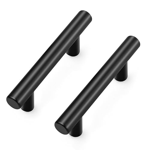Ravinte 10 Stück Schwarz Möbelgriffe T Bar Griffe für Küchenschränke 64mm Lochzentrum Schrankgriffe Griffe Rostfreier Edelstahl Möbel Türgriffe Ravinte 10 Stück Schwarz Möbelgriffe T Bar Griffe für Küchenschränke 64mm Lochzentrum Schrankgriffe Griffe Rostfreier Edelstahl Möbel Türgriffe von Ravinte