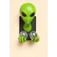 Alien Disco Ball Große 3D Kunstharz Wandskulptur/Ooak Kitschige Wandkunst Disco Ball Alien Raumkunst von RavishingRoosters
