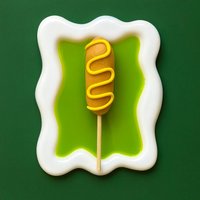 Corn Dog 3D Dopamin Dekor/ Bild Harz/ Dekoration/ Bild/ von RavishingRoosters