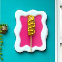 Corndog 3D Harz Wand Kunst/60 Benutzerdefinierte Farben Fake Food Wandskulptur Corn Dog Kitschige Dopamin Dekor Hot Skulptur Corndog 3D Harz Wand Kunst/60 Benutzerdefinierte Farben Fake Food Wandskulptur Corn Dog Kitschige Dopamin Dekor Hot Skulptur von RavishingRoosters