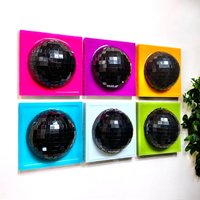 Disco Ball Schwarz Regenbogen 3D Kunstharz/Pop Art Skulptur Spiegelball Kitschige Dekoration Kunst Luxus Disco Ball Schwarz Regenbogen 3D Kunstharz/Pop Art Skulptur Spiegelball Kitschige Dekoration Kunst Luxus von RavishingRoosters