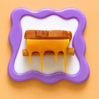 Gegrillte Käse 3D Kunstharz/60 Benutzerdefinierte Farben/ Fake Food Wandskulptur/ Sandwich Kunst/ Kitschige Dopamin Dekor/Schmelzender Käse Kunst von RavishingRoosters