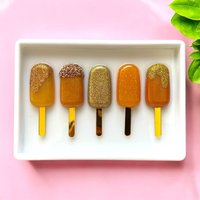 Gold Lifesize Eis Am Stiel 3D Pop Art Kunstharz Schmelzen/Fake Food Kunst Art Gold Lifesize Eis Am Stiel 3D Pop Art Kunstharz Schmelzen/Fake Food Kunst Art von RavishingRoosters
