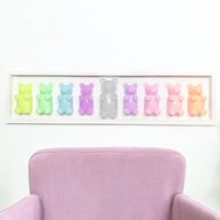 Gummibär 24"Pastell Regenbogen 3D Harz Wand Kunst/Kawaii Bild Dopamin Dekor Candy Art Pop Gummibär 24"Pastell Regenbogen 3D Harz Wand Kunst/Kawaii Bild Dopamin Dekor Candy Art Pop von RavishingRoosters