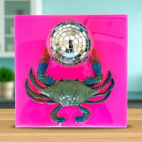 Krabbe Disco Ball 3D Kunstharz Wanddeko/Spiegelkugel Deko Discokugel Wandskulptur Hummer Krabbe Dopamin Kitschige Dekoration Krabbe Disco Ball 3D Kunstharz Wanddeko/Spiegelkugel Deko Discokugel Wandskulptur Hummer Krabbe Dopamin Kitschige Dekoration von RavishingRoosters