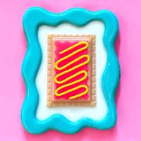 Pop Tart Toaster Gebäck Wandkunst Skulptur - Neon 3D Resin Fake Food Decor Pop Art Pop Tart Toaster Gebäck Wandkunst Skulptur - Neon 3D Resin Fake Food Decor Pop Art von RavishingRoosters