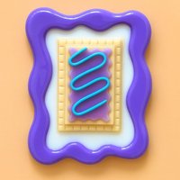 Wild Berry Toaster Gebäck 3D Lebensgröße Frühstücksgebäck Resin Wand Kunst/Fake Food Snack Junk Pop Art von RavishingRoosters