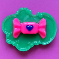 strawberry Hard Candy 20, 3 cm Riesige 3D Kunstharz Skulptur/ Fake Candy/ Food/ Pop Art/ Wandsüßigkeit/ Candy Pinke Süßigkeit/ Wand von RavishingRoosters