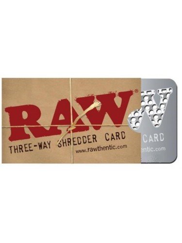 Raw Threads Raw Grinder Card, Silber von RAW