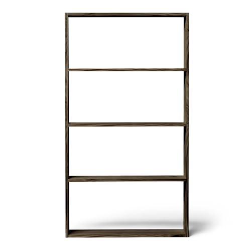Raw Wood - Holzregal, 80 x 145 x 20 cm, Tsurugi Raw Gray, handgefertigt in Spanien von Raw Wood