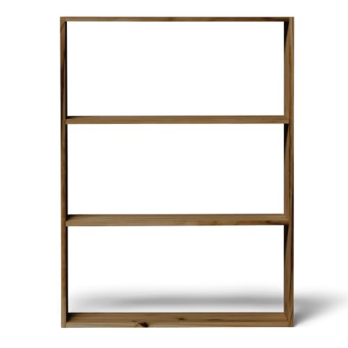 Raw Wood - Holzregal 80 x 106,5 x 20 cm - Tsurugi Dark - handgefertigt in Spanien von Raw Wood