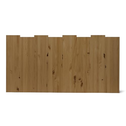 Raw Wood Kopfteil für Betten mit 130 und 140 cm Doppelbett, Massivholz, handgefertigt in Spanien, Haku Dark Raw Wood Kopfteil für Betten mit 130 und 140 cm Doppelbett, Massivholz, handgefertigt in Spanien, Haku Dark von Raw Wood