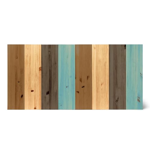 Raw Wood Kopfteil für Betten mit 150 und 160 cm Queensize, Massivholz, handgefertigt in Spanien, Kita Colors Raw Wood Kopfteil für Betten mit 150 und 160 cm Queensize, Massivholz, handgefertigt in Spanien, Kita Colors von Raw Wood