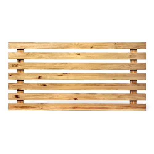 Raw Wood Kopfteil für Betten mit 90 und 100 cm Einzelbett, Massivholz, handgefertigt in Spanien, Aino Oak Raw Wood Kopfteil für Betten mit 90 und 100 cm Einzelbett, Massivholz, handgefertigt in Spanien, Aino Oak von Raw Wood