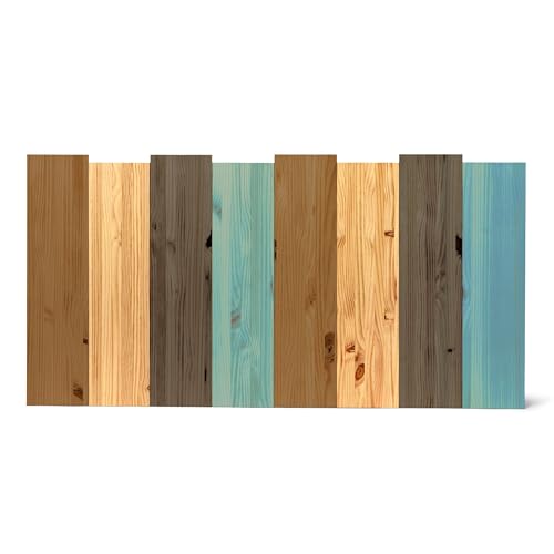 Raw Wood Kopfteil für Betten mit 90 und 100 cm Einzelbett, Massivholz, handgefertigt in Spanien, Haku Colors Raw Wood Kopfteil für Betten mit 90 und 100 cm Einzelbett, Massivholz, handgefertigt in Spanien, Haku Colors von Raw Wood