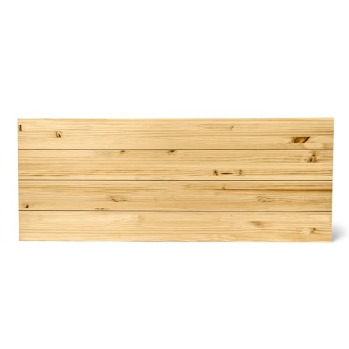 Raw Wood Kopfteil für Betten mit 90 und 100 cm Einzelbett, Massivholz, handgefertigt in Spanien, Hiyori Oak Raw Wood Kopfteil für Betten mit 90 und 100 cm Einzelbett, Massivholz, handgefertigt in Spanien, Hiyori Oak von Raw Wood