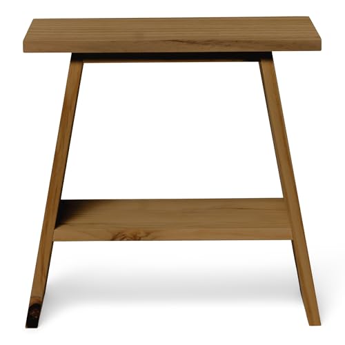 Raw Wood Nachttisch aus Holz, 40 cm, Oobami Dark – handgefertigt in Spanien Raw Wood Nachttisch aus Holz, 40 cm, Oobami Dark – handgefertigt in Spanien von Raw Wood