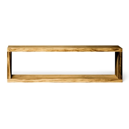 Raw Wood Schwebender TV-Schrank, 140 cm, Miune Oak, handgefertigt in Spanien von Raw Wood