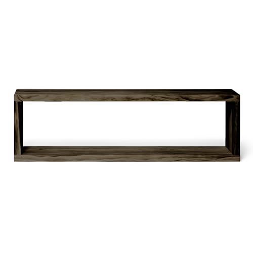 Raw Wood Schwimmender TV-Schrank, 100 cm, Miune Raw Gray, handgefertigt in Spanien von Raw Wood