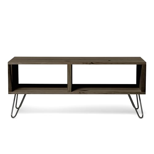 Raw Wood TV-Möbel, 70 cm, Hira Raw Gray, handgefertigt in Spanien von Raw Wood