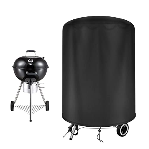 Raweao Grill Abdeckhaube für Weber 57cm, Abdeckung für Weber Grill 57cm, 500D Oxford Wasserdicht Wetterfest Abdeckung Kugelgrill 57cm fur Weber Grill Abdeckung(Φ71x68cm) von Raweao