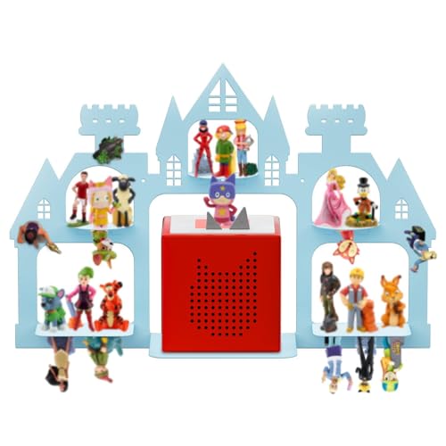 Raweao Klein Regal für Tonies, Magnetisch Waldregal fur Toniebox Wandhalterung, Metall Regal fur Tonie Figuren 20-30pcs, Kinderzimmer Aufbewahrung für Toniebox Starterset(43x30cm) von Raweao