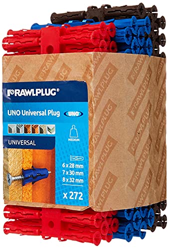 Rawlplug - 68 635 Uno Plugs gemischte Handelspackung 272 - RAW68635 von Rawlplug
