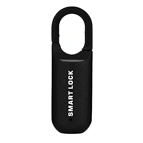 Fingerabdruck Schloss,Fingerprinter,Schlüssellos,Security,Intelligentes Fingerabdruckschloss Wasserdichter,USB aufladbar,Schrankschlösser mit 10 Stück Fingerabdruck-Kapazität,Schwarz1 von Rawrr