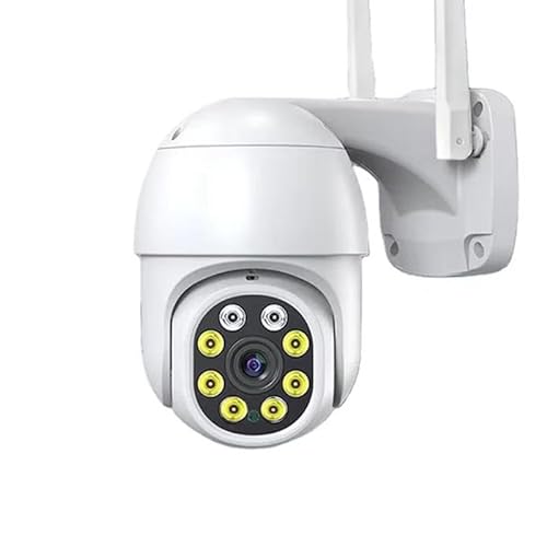 Rawrr 2K 4MP PTZ Überwachungskamera Aussen,Kabellose IP WLAN Outdoor Kamera mit Automatische Verfolgung, 2-Wege Audio,IP66 Wasserdicht, Unterstützt 64GB SD-Karten von Rawrr