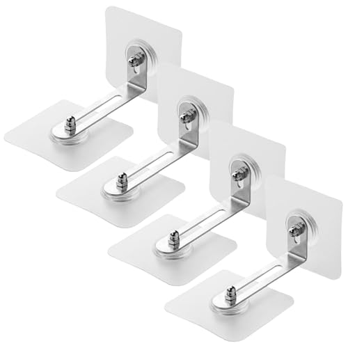 Anti-Kipp-Halterung Für Schrank - 4X Einfach Zu Installieren Ohne Befestigungselemente | Transparente Möbelbefestigungselemente Fallschutz, Mehrzweck- Und Holz-Möbelhalterungen, M von Raxove