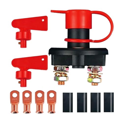 Batterietrenntaste | Auto-Ausschalttaste | Batterietrenntaste | Hochleistungs-Batterie-Abschaltung Hauptschalter | Wasserdichter isolierter für Autos, Ca Batterietrenntaste | Auto-Ausschalttaste | Batterietrenntaste | Hochleistungs-Batterie-Abschaltung Hauptschalter | Wasserdichter isolierter für Autos, Ca von Raxove