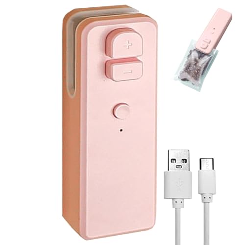 Easy Beutelversiegeler, 2-in-1 Thermoversiegelungsmaschine mit Cutter, tragbarer Kühler für eine einfache, längere Versiegelung für Obst, Snacks, Lebensmittel von Raxove