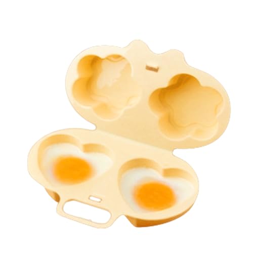 Eierpochierer für Mikrowelle, Eierpochierform für die Mikrowelle, tragbare Eierpochierbecher, Mikrowellen-Eierfritteuse mit 2 Mulden, Form Eierpochierer für Mikrowelle, Eierpochierform für die Mikrowelle, tragbare Eierpochierbecher, Mikrowellen-Eierfritteuse mit 2 Mulden, Form von Raxove