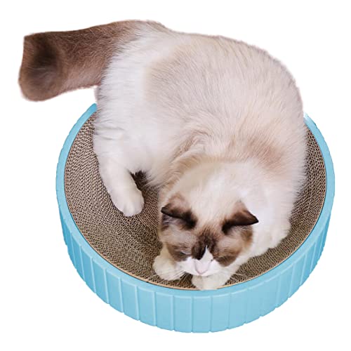 Excellent Design: The Cat Scratch Pad is also a cat bed. Because the middle of it is slightly concave. Satisfies the cat's habit of curling up to sleep. Excellent Design: The Cat Scratch Pad is also a cat bed. Because the middle of it is slightly concave. Satisfies the cat's habit of curling up to sleep. von Raxove