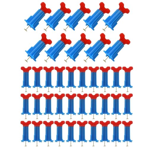 Fliesen-Nivellierer | wiederverwendbares Fliesen-Nivellier-Set | Schraubennivellierer mit T-Griff für eine präzise Installation von Fliesen und Wänden | Einstellwerkzeuge P Fliesen-Nivellierer | wiederverwendbares Fliesen-Nivellier-Set | Schraubennivellierer mit T-Griff für eine präzise Installation von Fliesen und Wänden | Einstellwerkzeuge P von Raxove