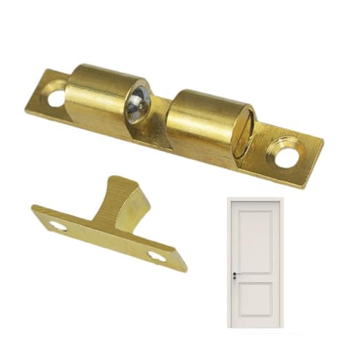 Kugeltürschloss, Schranktürriegel | Doppelkugel-Türriegel – Kupferperlenschnalle für Schranktür, Schranktürbeschläge, Kugeltürschloss, Schranktürriegel | Doppelkugel-Türriegel – Kupferperlenschnalle für Schranktür, Schranktürbeschläge, von Raxove