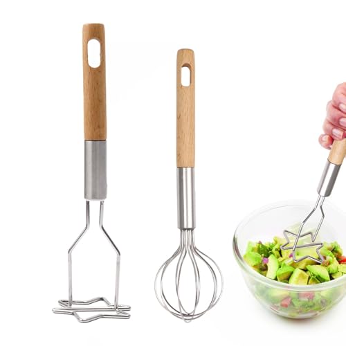 Raxove Kartoffelstampfer Kartoffelstampfer - Schneebesen Küche zum Kochen - Küchenwerkzeug für Kartoffelstampfer Kartoffelstampfer für Kartoffelstampfer Obst Eier Hand von Raxove