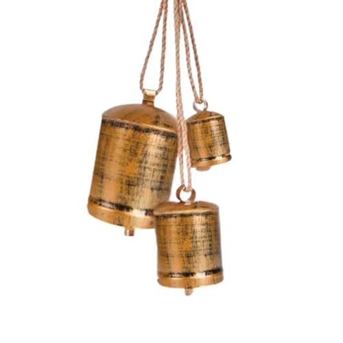 Raxove Weihnachts-Kuhglocken,Weihnachtsglocken-Ornamente - Kuhglocken am Seil-Set,Weihnachtsglocken zur Dekoration, Weihnachtsschmuck-Set, Glocken zur Dekoration Raxove Weihnachts-Kuhglocken,Weihnachtsglocken-Ornamente - Kuhglocken am Seil-Set,Weihnachtsglocken zur Dekoration, Weihnachtsschmuck-Set, Glocken zur Dekoration von Raxove