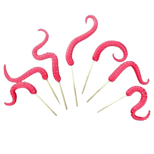 Tentakelpfähle aus Oktopus, Tentakelpfähle für Pflanzen, pflanzliche Ornamente, dekorative Pfähle, Dekoration für Blumentöpfe, Zubehör für die Dekoration von Zimmerpflanzen, 7 Stück Tentakelpfähle aus Oktopus, Tentakelpfähle für Pflanzen, pflanzliche Ornamente, dekorative Pfähle, Dekoration für Blumentöpfe, Zubehör für die Dekoration von Zimmerpflanzen, 7 Stück von Raxove
